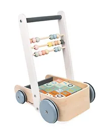 Janod Sweet Cocoon ABC Buggy Wooden Walking and Activity Cart