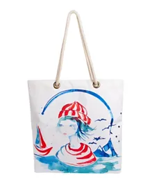 Anemoss Sailor Girl Beach Bag
