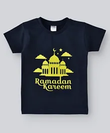 Babyqlo Short Sleeves Ramadan Kareem T-Shirt - Royal Blue
