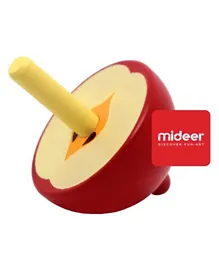 Mideer Wooden Spinning Top - Apple