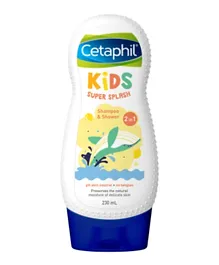 Cetaphil Kids Super Splash 2 In 1 Shampoo & Shower Gel - 230mL