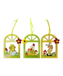 Party Magic Easter Hanging Decorations Pack of 3 - Multicolor