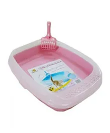 Nutrapet Cat Toilet Little Cat Litter Box - Pink
