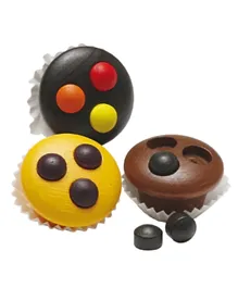Erzi Wooden Muffins Pack Of 3 - Multicolour