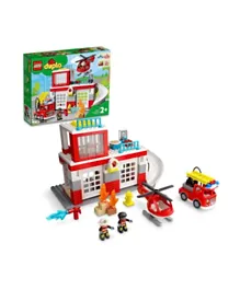 LEGO DUPLO Town Fire Station & Helicopter 10970 - 117 Pieces