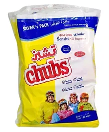 Chubs Sensiti Family Baby Wipes Pack of 2 - 80 Wipes