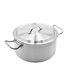 Chefset Cooking Pot With Lid Silver - 13cm