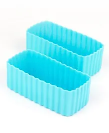 Little Lunchbox Co Rectangle Cups Pack of 2 - Blue