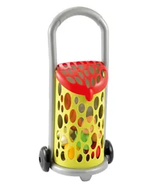 Ecoiffier Chef Garnished Shopping Trolley - Yellow and Red