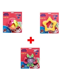 Angry Birds Rattle Toy Ball and Toy Star Toy Bug Buy 2 Get 1 - Multicolour
