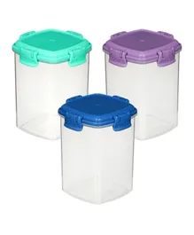 Sistema Medium Knick Knack To Go Container Pack  of 3 - 138mL each
