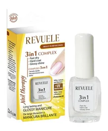 Revuele Nail Therapy 3-in-1 Complex Fast Dry, Hard Coat & Glossy Shine - 10ml