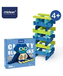 Mideer Wooden City Blocks Cool - 100 Pieces