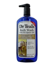 Dr Teals Epsom Salt Body Wash Coconut Oil - 710mL