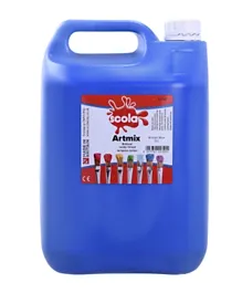 Scola Ready Mixed Paint Ready Mixed Paint 5 Litre - Bright Blue
