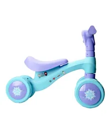 Disney Frozen Journey Balance Bike for Kids - Turquoise/Lilac, Silent Wheels, Anti-Skid Tires, Durable Frame, Ages 2+