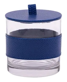A'ish Home Glass Jar - Royal Blue