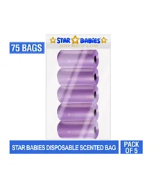 Star Babies Scented Bag Lavender Pack of 5 (75 Bags)