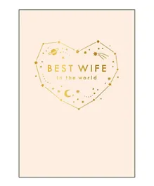 Pigment Best Wife in the World, constellation Greeting Card