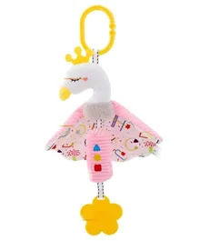 Little Angel-Baby Stroller Plush Hanging Rattle Mobile Toy - Pink