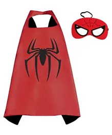 Brain Giggles Spiderman Superhero Cape and Mask - Red