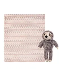 Hudson Baby Plush Blanket and Toy - Sloth