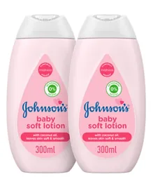 Johnson & Johnson Baby Soft Lotion Pack of 2 - 300 ml each