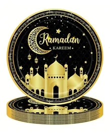 صحون حفلات رمضان كريم من جينيريك - 24 قطعة