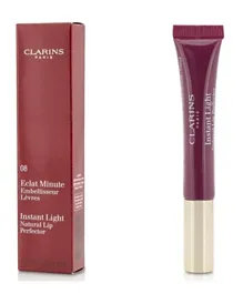 CLARINS Instant Light Natural Lip Perfector 08 Plum - 12mL
