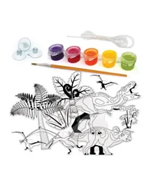 دينوز آرت - مجموعة فنية - متعددة الألوان - 21 قطعة