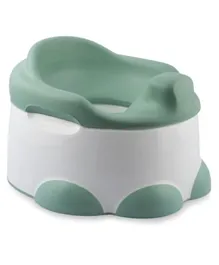 Bumbo Baby Potty Trainer With Detachable Toilet Seat & Step Stool - Sage Green