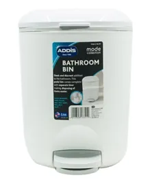 Addis Bathroom Pedal Bin - White