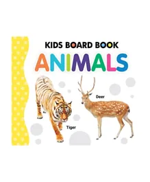 Kids Board Book of Animals - English