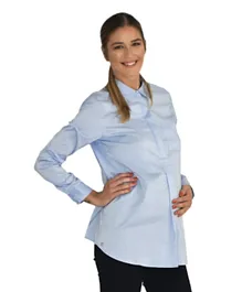 Slacks & Co. Munich Maternity Shirt - Mid Blue