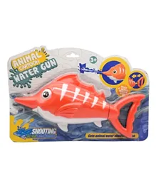 Animal Cartoon Swordfish Water Gun Pack of 1 (Assorted Colors)