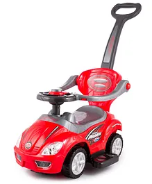Little Angel Deluxe Mega Car 3 in 1 Activity Ride On - Red