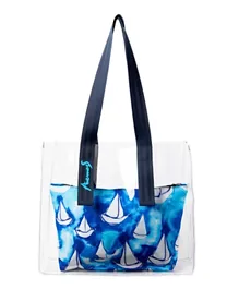 Anemoss Sailboat Transparent Shopping & Beach Bag