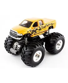 Maisto Die Cast 1:43 Scale Fresh Metal Earth Shockers XL Toy Truck Dodge Ram - Yellow