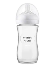 Philips Avent Natural Response Glass Feeding Bottle - 240mL