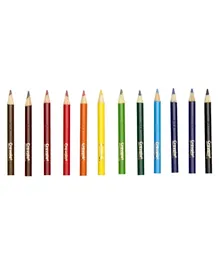Crayola Long Colored Pencils Multicolor - Pack of 12
