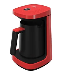 ماكينة القهوة التركية بيكو لتحضير 3 أكواب 500 واط TMK2940k - أحمر