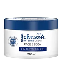 Johnson's Intense Face & Body Cream - 200mL