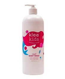 Klee Naturals Organic Body Wash With Calendula & Royal Jelly Family Value Size - 1 L
