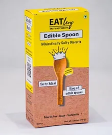 Eatlery Tasty Maxi Palm Oil Free King Of Edible Spoon - 10 Pieces