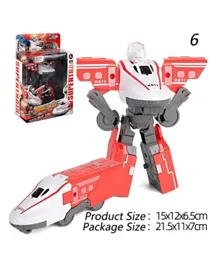 Toon Toyz Mecha Train Deformation Robot Toy - 12 cm