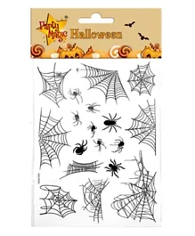 Party Magic Spider & Web Tattoo Sticker - Pack of 3