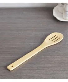 HomeBox Bamboo Wood Pointed Slotted Spoon