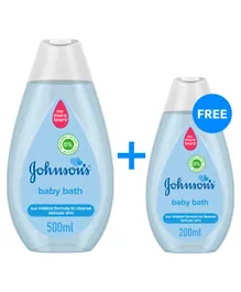 جونسون آند جونسون صابون استحمام للأطفال 500 مل + 200 مل مجاناً