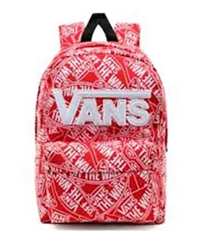 Vans New School Backpack - Red White