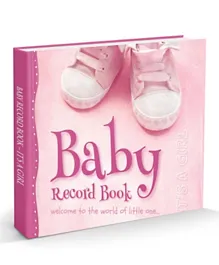 Baby Record Book Girl - English